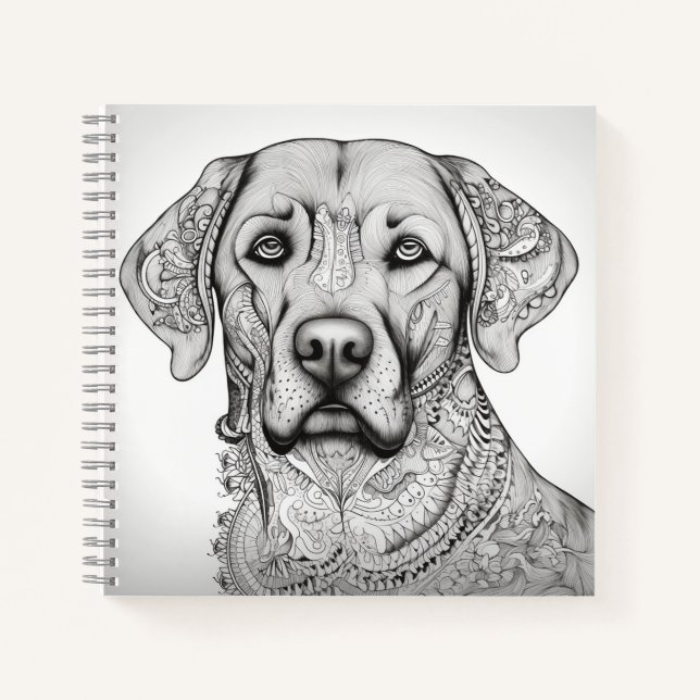 Labrador Retriever Notebook (Front)