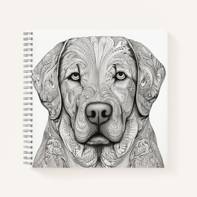 Labrador Retriever Notebook (Front)