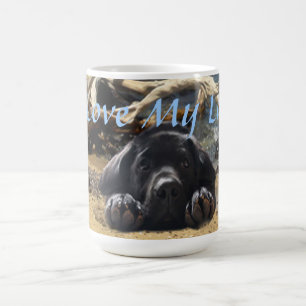 Labrador Retriever On Beach Mug