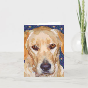 Labrador Retriever Painting Greeting Card