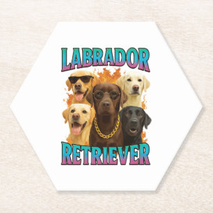 Labrador Retriever Paper Coaster