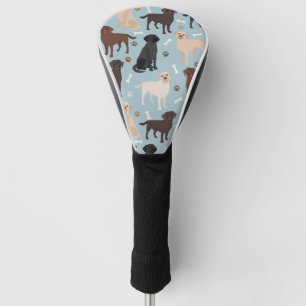 Labrador Retriever Paws and Bones Golf Head Cover