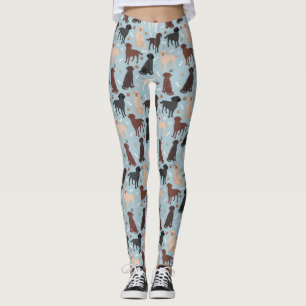 Labrador Retriever Paws and Bones Leggings