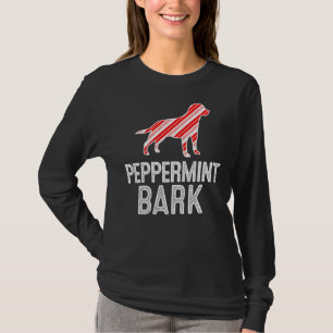 Labrador Retriever Peppermint Bark Christmas Dog T-Shirt