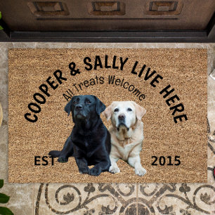 Labrador Retriever Personalised Dog Lover Doormat