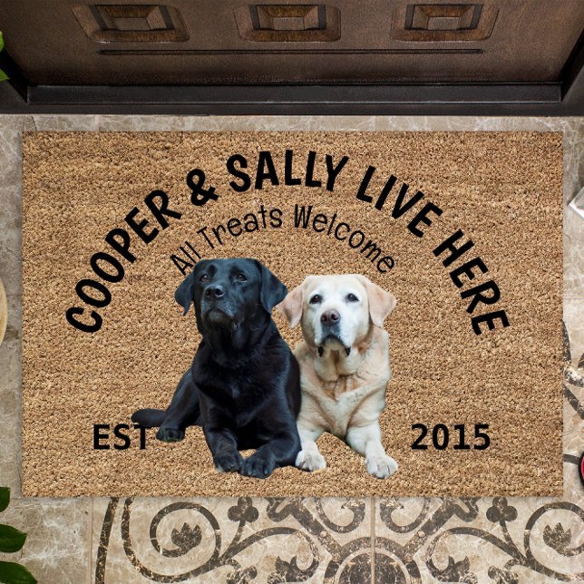 Labrador Retriever Personalised Dog Lover  Doormat (Creator Uploaded)
