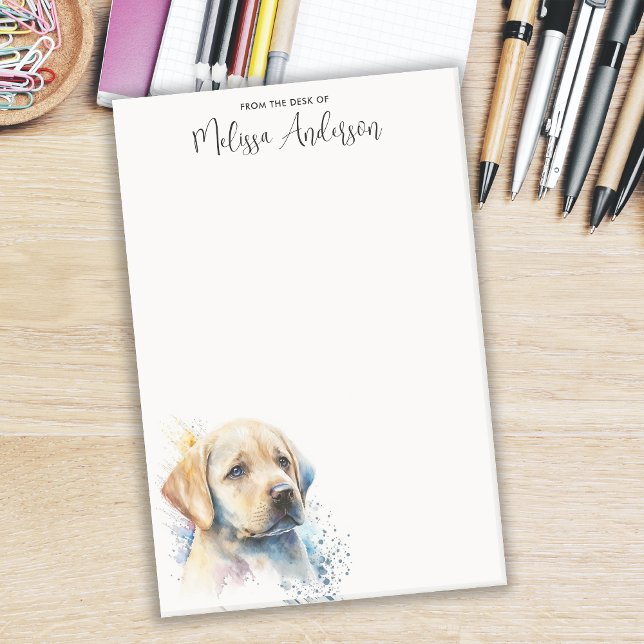 Labrador Retriever Personalised Dog Lover Puppy  Post-it Notes (Creator Uploaded)
