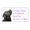Labrador Retriever Personalised Name Address Label