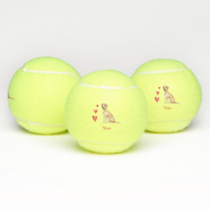 Labrador Retriever Personalized Dog Tennis Balls