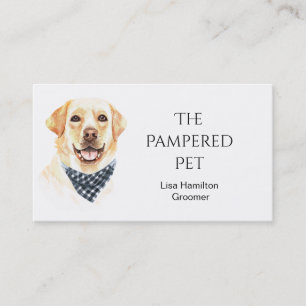 Labrador Retriever Pet Groomer/Vet/Sitters Business Card