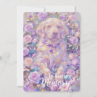 labrador retriever pet loss sympathy card 