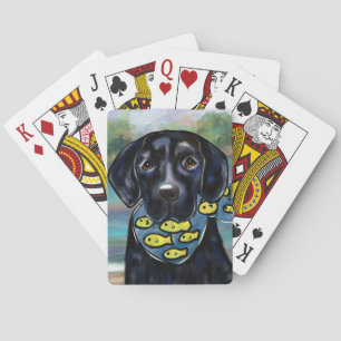 Labrador Retriever Playing Cards
