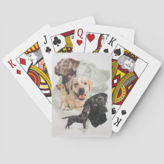 Labrador Retriever Playing Cards