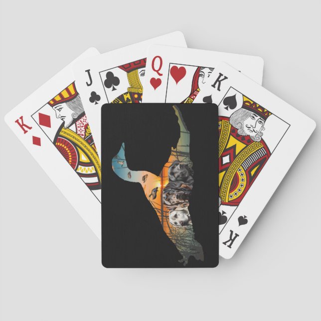 Labrador Retriever Playing Cards, Duck Hunting Playing Cards (Back)
