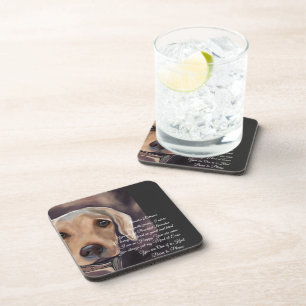 Labrador Retriever Poetry Coaster
