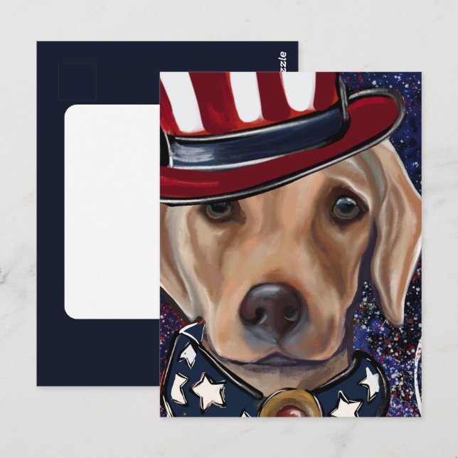 LABRADOR RETRIEVER POSTCARD (Front/Back)