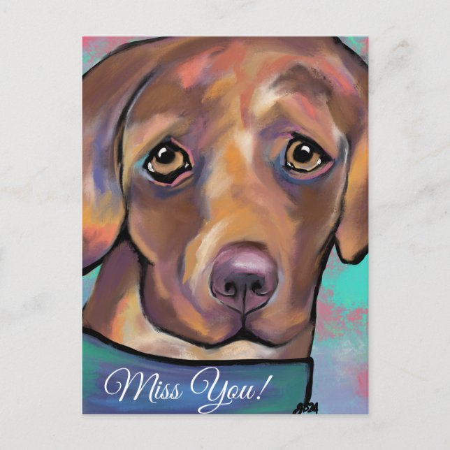 LABRADOR RETRIEVER            POSTCARD (Front)
