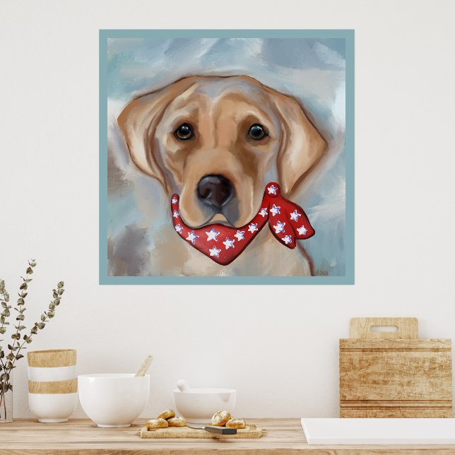 LABRADOR RETRIEVER            POSTER (Kitchen)