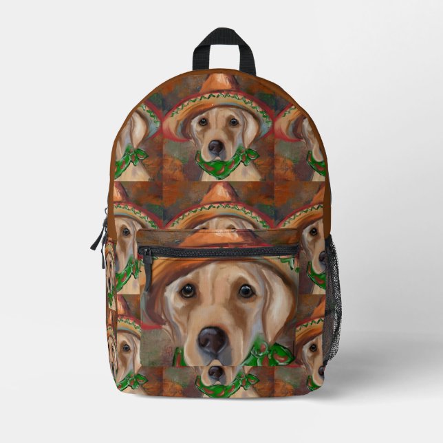 LABRADOR RETRIEVER            PRINTED BACKPACK (Front)