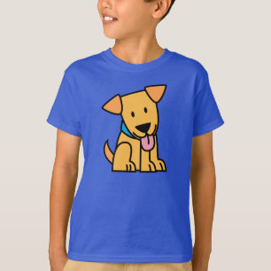 Labrador Retriever puppy dog sit golden cute pup T-Shirt