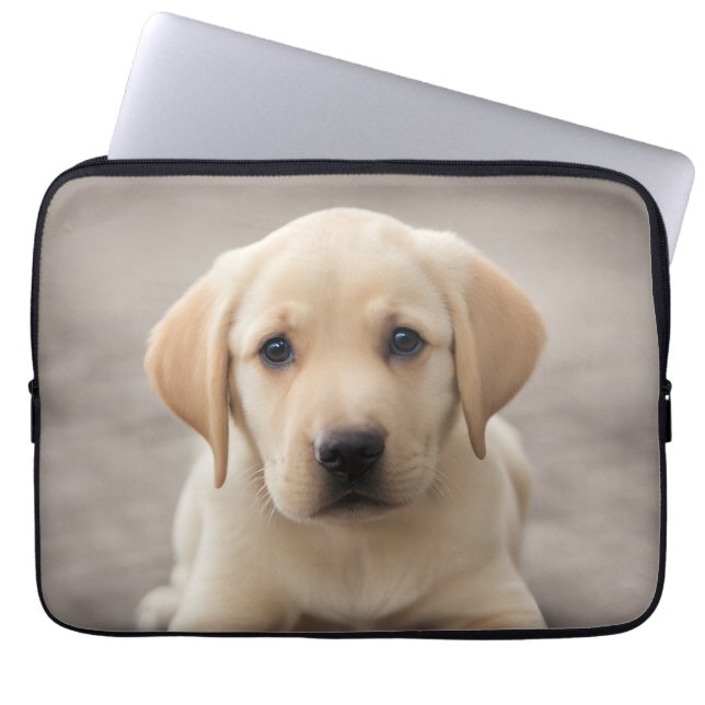 Labrador Retriever Puppy Laptop Sleeve (Front)
