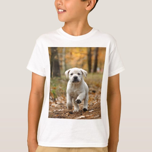 Labrador retriever puppy T-Shirt (Front)