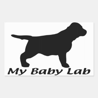 Labrador Retriever Rectangular Sticker