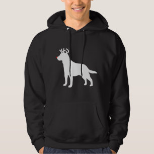 Labrador Retriever Reindeer Christmas Dog Hoodie