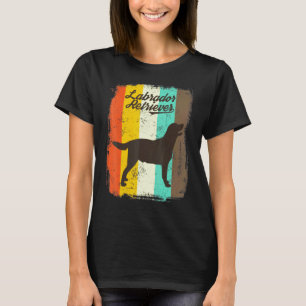 Labrador Retriever Retro 70s Vintage Cute Animal T-Shirt