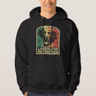 Labrador Retriever Retro Dog Lab Owner Hoodie