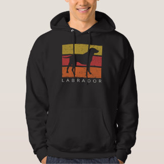 Labrador Retriever Retro Vintage Distressed Hoodie