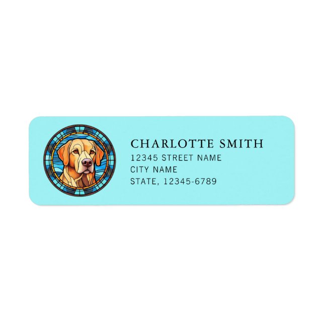 Labrador Retriever Return Address Label (Front)