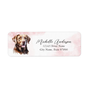 Labrador Retriever Return Address Labels