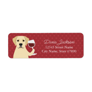 Labrador Retriever Return Address Labels