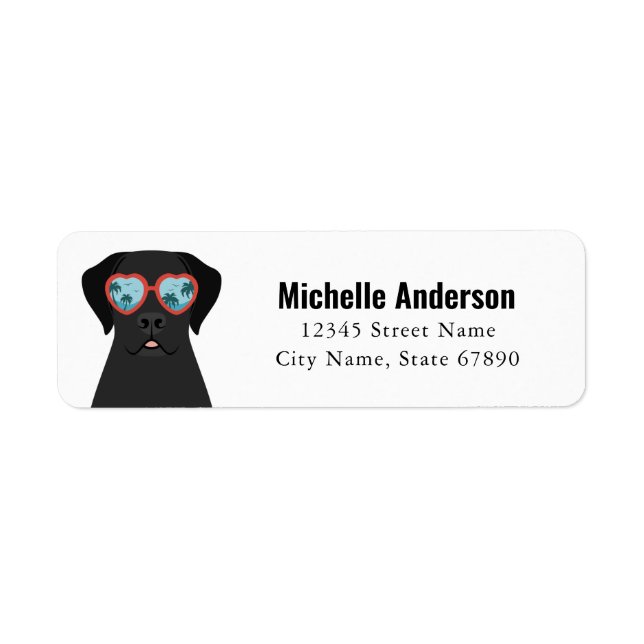 Labrador Retriever Return Address Labels (Front)