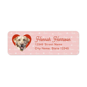Labrador Retriever Return Address Labels