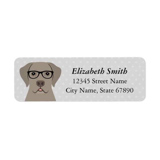 Labrador Retriever Return Address Labels (Front)