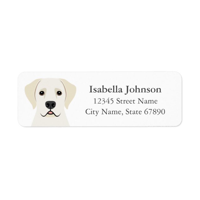 Labrador Retriever Return Address Labels (Front)