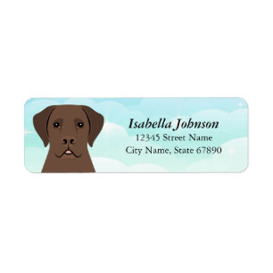 Labrador Retriever Return Address Labels