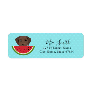 Labrador Retriever Return Address Labels