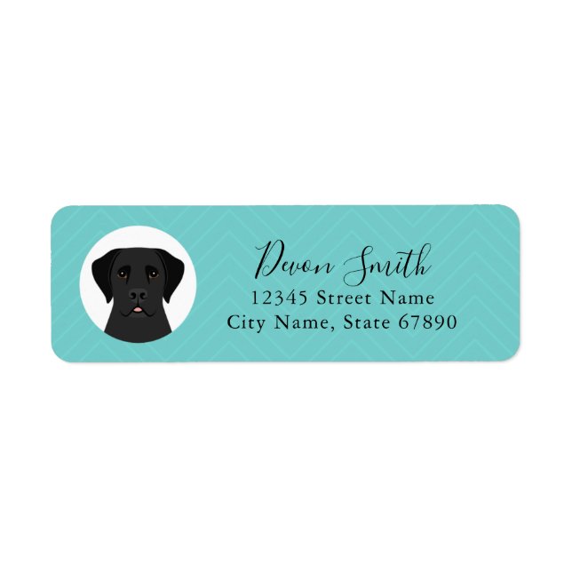 Labrador Retriever Return Address Labels (Front)