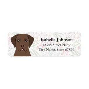 Labrador Retriever Return Address Labels