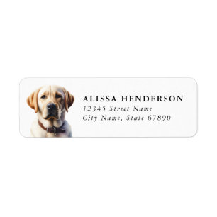 Labrador Retriever Return Address Labels