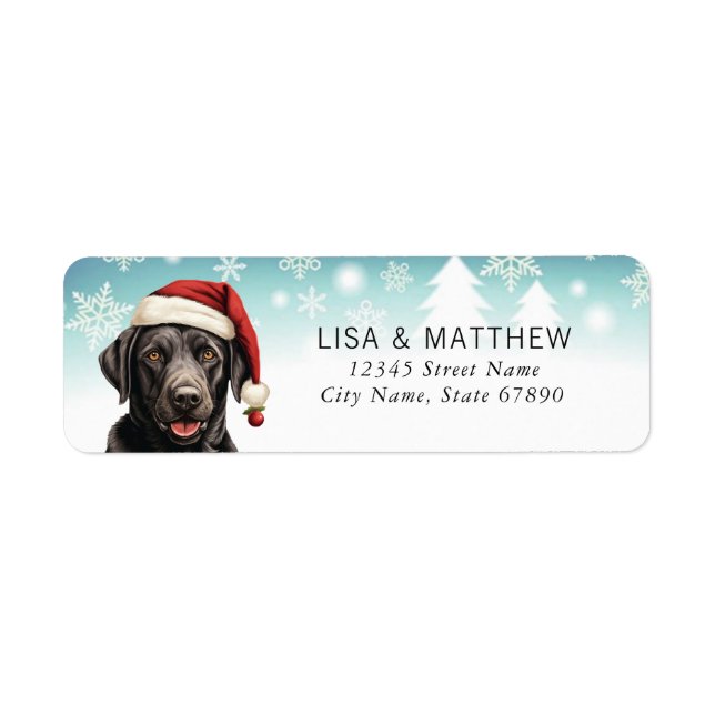 Labrador Retriever Return Address Labels (Front)