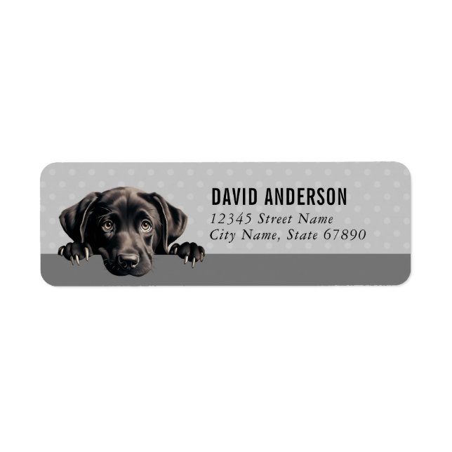 Labrador Retriever Return Address Labels (Front)