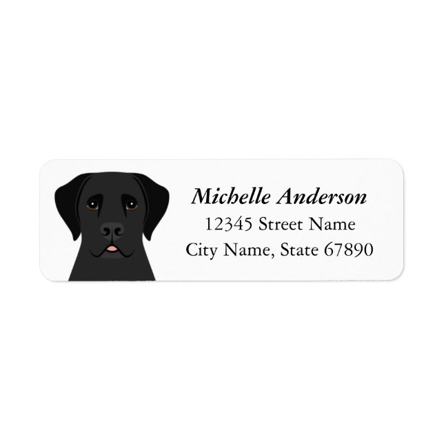 Labrador Retriever Return Address Labels (Front)