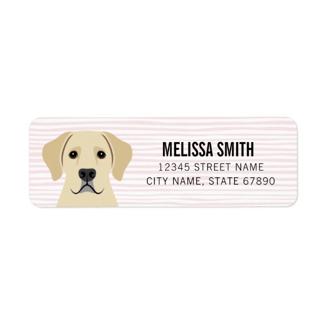 Labrador Retriever Return Address Labels (Front)