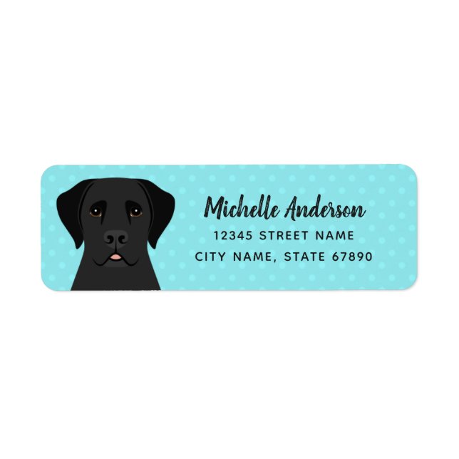 Labrador Retriever Return Address Labels (Front)