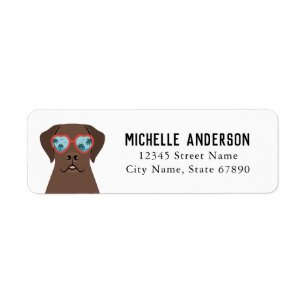 Labrador Retriever Return Address Labels