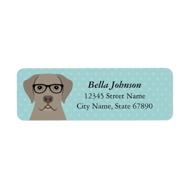 Labrador Retriever Return Address Labels (Front)